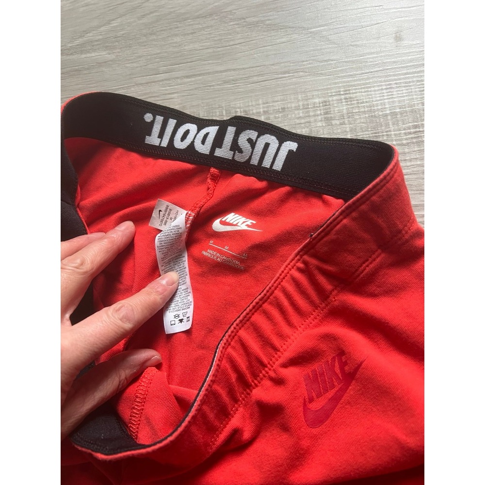 Orange Gold Nike just do it leggings women's medium - Picture 4 of 6